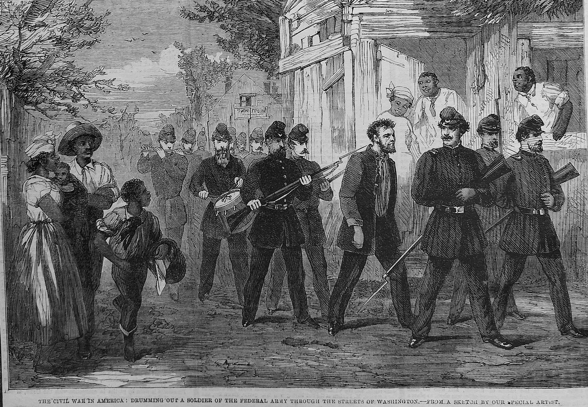 Drumming out a soldier